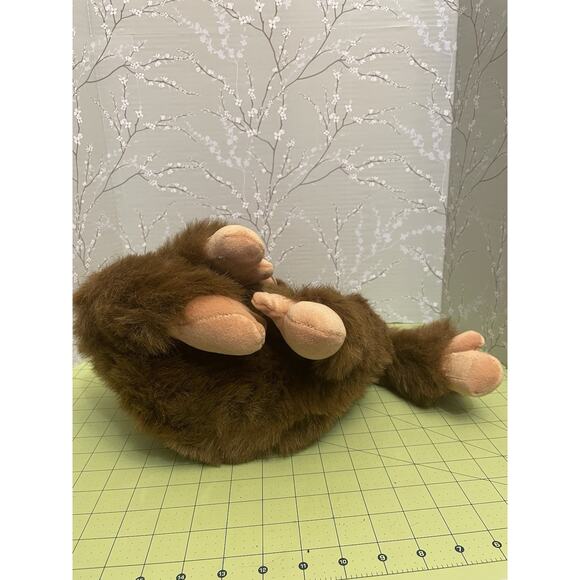 Kids of America Monkey Chimp Chimpanzee Ape Plush 15” Brown Tan Stuffed Animal - Picture 5 of 9